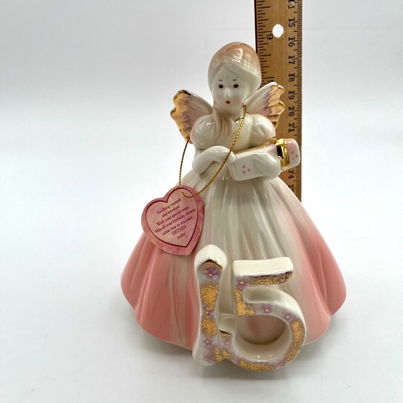 JOSEF ORIGINAL Birthday Girl Angel #15 Vintage 80s 90s Collectible Figure Tags - Picture 8 of 8